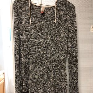 XL long sleeve sweater with hood